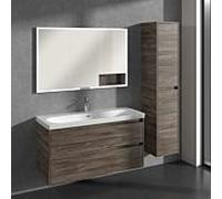 Meuble haut Villeroy und Boch C80101RK 2 portes, 350 x 1700 x 349 mm, Chêne pierre