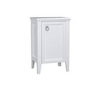 Meuble haut VitrA Valarte 62249, 53,5 x 39,5 x 83 cm, ouverture à droite, sur pied, finition blanc mat