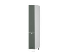Vicco Meuble Haute de Cuisine Fame-Line, Vert Or Campagne, 30cm | Façade en MDF · Coulisses métalliques à extension totale · Pieds réglables en hauteur · Poignées en métal