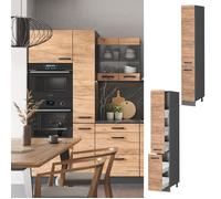 Meuble haute de cuisine R-Line, 30cm, Chêne de force doré/Anthracite, Vicco 37852