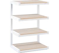 Norstone Esse Hi-Fi Blanc et Chêne - Meuble Hifi