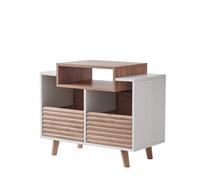 Meuble hi-fi - NORSTONE - Oslo 800 - 2 tiroirs vinyles - 160 disques - Mélaminé