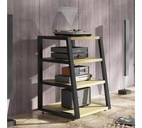 Meuble hifi,meuble chaine hifi Rangement Audio Et Vidéo For Bureau À Domicile,étagères audio-vidéo,étagère d'armoire de tour multimédia,Support Multimédia Audio Et Vidéo D'angle For TV(A,4-layer)