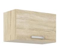 Meuble hotte porte basculante - Décor chêne sonoma - L 60 x 31,6 x H 36 cm - LASSEN