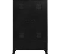 Meuble industriel LIFTRR avec vestiaire 90 x 40 x 140 cm Acier noir