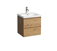 Laufen Meuble sous-vasque Lani H4035221122671 2 tiroirs SoftClose 535x515x445mm Chêne sauvage