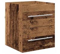 Meuble lavabo mural rustique - vidaXL - Bois ancien - 41x38,5x48 cm - Bois d'ingénierie - Tiroirs à roulement à billes
