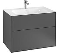 Meuble-lavabo Villeroy & Boch Finion, 796x591x498mm, F01000GK, Couleur: Anthracite mat