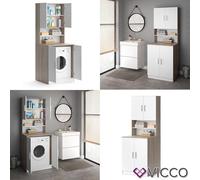 Meuble lave-linge Vicco Liana armoire de salle de bains sonoma 70,5x190,5x70 cm