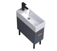 Meuble Lave Main Wc Lave Main Wc Avec Meuble Vanité De Salle De Bain Avec Évier Combo Armoire Murale Combo Ensemble Armoire À Salle De Bain Unique Moderne Pour Petit Espace - Facile À Installer - Robi