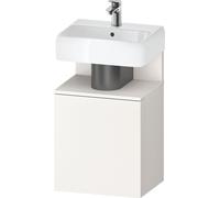 Meuble Lave-Mains Duravit Qatego porte gauche 440x350mm Blanc Super Mat QA4076L84840000