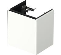Meuble Lave-Mains Duravit White Tulip porte gauche 384x410mm Blanc mat soyeux WT4240L3636