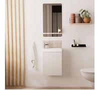 Meuble lave-mains LISA + miroir tablette