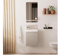 Meuble lave-mains LISA + miroir tablette