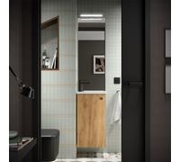 Meuble lave mains MARVILLE Chêne Africain - SALGAR 106311