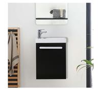 Meuble lave-mains suspendu NEVADA avec poignée porte serviette