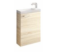 Meuble lave-mains suspendu Palerme Bardolino naturel - 40x60 cm Néova