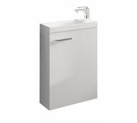 Meuble lave-mains suspendu Palerme blanc - 40x60 cm Néova