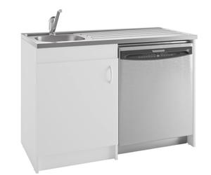 Meuble lave-vaisselle SIM avec jambage 1 porte L 1200 mm NÉOVA S15V01057