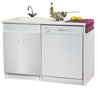Meuble lave-vaisselle SIM avec jambage 2 porte L 1400 mm NEOVA S15V02077