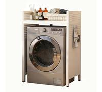 Meuble Machine à Laver Armoire Machine Laver Meuble Rangement Machine A Laver Réglables Acier Structure En Acier Capacité De Charge 300kg Pour Essoreuses Buanderies De Petite white B