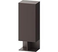 Duravit Balcoon armoire mi-haute, carrée, 1 porte avec butée à gauche, avec technique Tip-on, 360x500x1320mm, BA1302LJGIG0000, Couleur: Marron ardoise structurÃ© / Marron ardoise