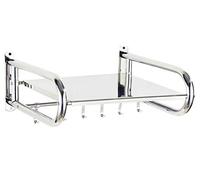 Meuble Micro Onde, Support Mural Micro Onde, Couche Unique en Acier Inoxydable Micro-Ondes D'étagèRe, Supports Muraux Grille Four Pour Cuisine,L55xW37cm