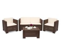 Meuble moderne en rotin Colorado Coffee 4 marron Bica