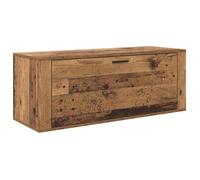 Vidaxl Cabinet À Chaussures Avec Étagère Bois Ancien 100 X 35 X 38 Cm
