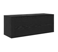 vidaXL Armoire à chaussures murale Étagère 100x35x38 cm blanc bois d'ingénierie