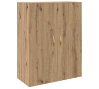 Meuble mural chêne - vidaXL - 69 5x34x90 cm - Modèle 879511 - Assemblage requis - Gain de place - Étagères stylées