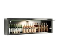Meuble Mural Cuisine Lampe à Détection Automatique Antis Poussière Support Renforcé Étanche Et Résistante à L'humidité Armoire Murale pour Bureau Atelier(27.55 * 7.08 * 11.81)