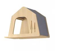 Meuble mural d'escalade pour chat - Étagère murale en bois pour chat - Pour dormir, jouer, escalader et se détendre - Peut facilement supporter jusqu'à 15,9 kg
