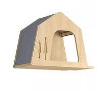 Meuble mural d'escalade pour chat - Étagère murale en bois pour chat - Pour dormir, jouer, escalader et se détendre - Peut facilement supporter jusqu'à 15,9 kg