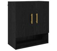 Vidaxl Meuble Mural Chêne Noir 60 X 31 X 70 Cm Bois D'ingénierie