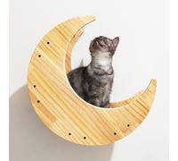 Meuble mural pour chat pour dormir et se détendre, marches avec corde de chanvre, escaliers et étagères, échelle à 3 couches