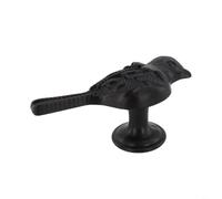 Meuble Oiseau Alliage Zinc 62mm pour déco Meuble Oiseau Alliage | Alliage zinc massif, design oiseau créatif, finition dorée, trou unique 62mm, pour déco maison(matte black)