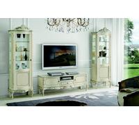 Meuble-paroi 3pcs rtv 2x vitrine Design Meubles italiens salon style baroque