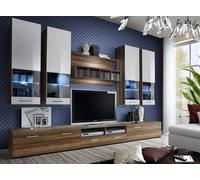 Meuble-paroi 3x support TV/étagère murale/4x armoire murale 8pcs. luxe JVmoebel