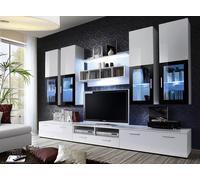 Meuble-paroi aménagement 3x support TV/étagère murale/4x armoire murale 8pcs JVmoebel