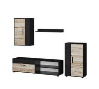 Meuble-paroi Berno Lot de 4 Beige Vicco