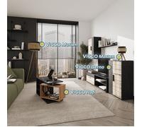 Meuble-paroi Berno, Lot de 4, Beige, Vicco 36329