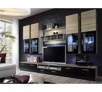 Meuble-paroi complet 3x support TV/4x armoire murale/étagère murale 8pcs JVmoebel