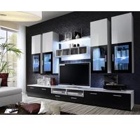 Meuble-paroi Design moderne 3x support TV/étagère murale/4x armoire murale 8pcs. JVmoebel