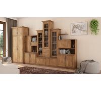 Meuble-paroi HADES + armoire en chêne Lefkas avec ferrures Premium