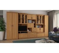 Meuble-paroi Havana en frêne - un espace de rangement stylé pour votre salon