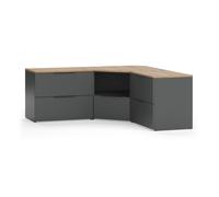 Meuble-paroi Wido, 3 parties, Anthracite, Vicco 58549