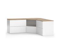 Meuble-paroi Wido, 3 parties, Blanc, Vicco 58547