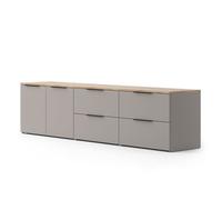 Meuble-paroi Wido, 3 parties, Grège, Vicco 57463