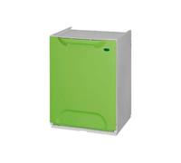 Meuble Poubelle de cuisine tri sélectif DUETT Vert SC